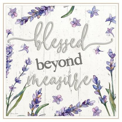 Blessed Beyond Measure White Framed Print Wall Art HomeRoots