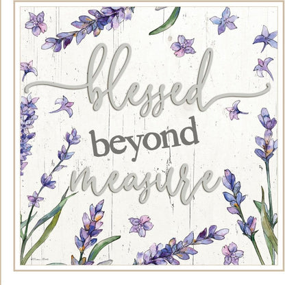 Blessed Beyond Measure White Framed Print Wall Art HomeRoots