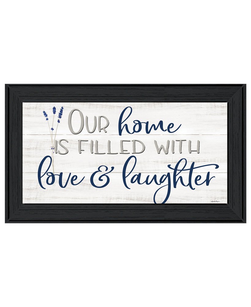 Our Home Black Framed Print Wall Art — view 1