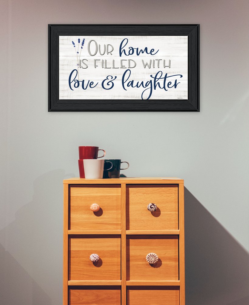 Our Home Black Framed Print Wall Art — view 2