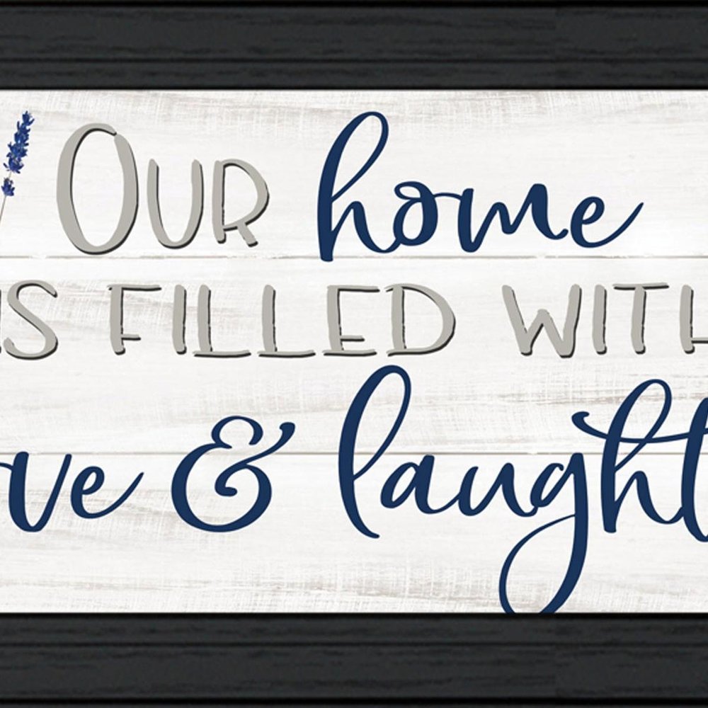 Our Home Black Framed Print Wall Art — view 4