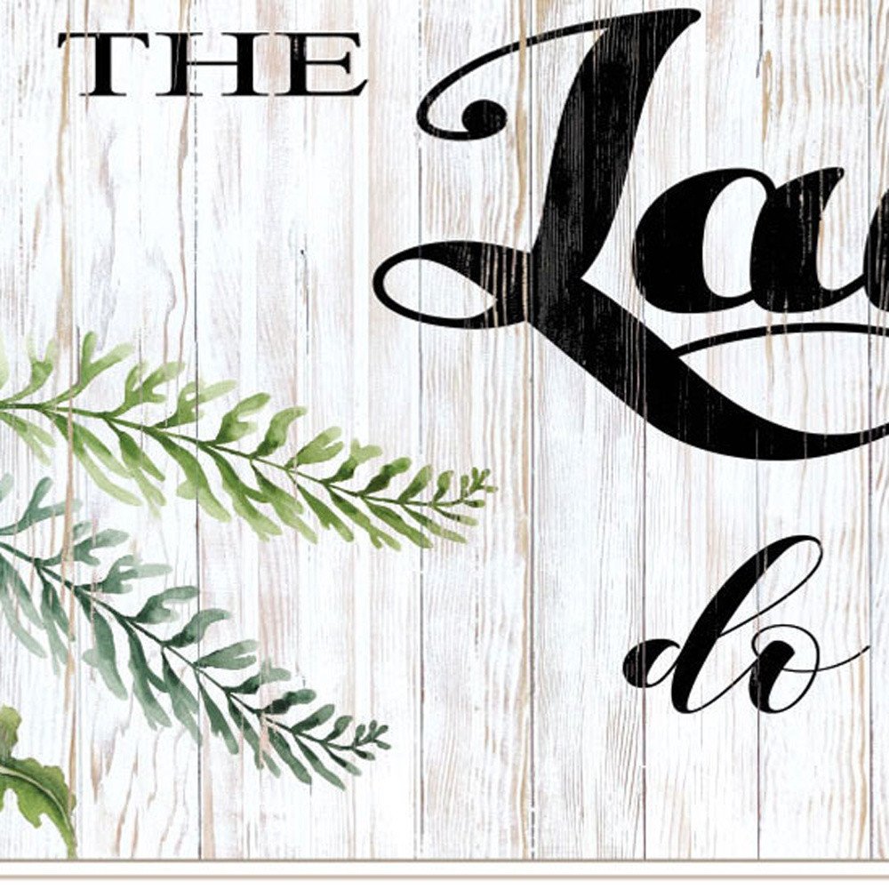 The Laundry Room White and Brown Framed Print Laundry Wall Art — view 3