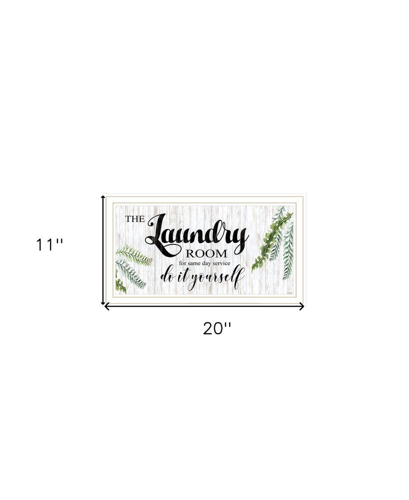The Laundry Room Same Day Service Black Framed Print Laundry Wall Art — view 10