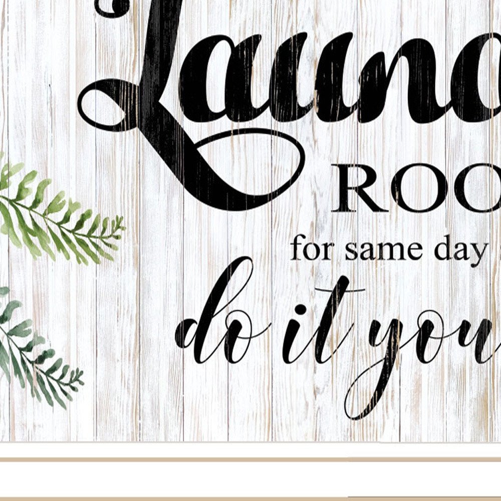 The Laundry Room Same Day Service Black Framed Print Laundry Wall Art HomeRoots