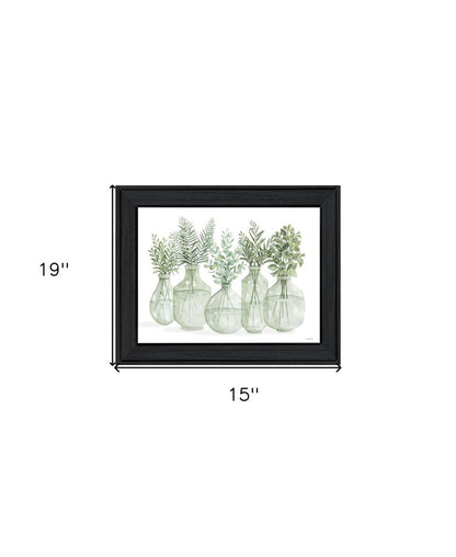 Simply Sage Black Framed Print Wall Art