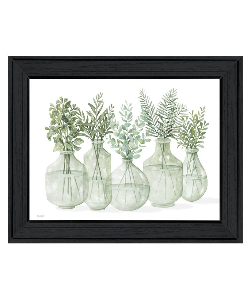 Simply Sage Black Framed Print Wall Art — view 4