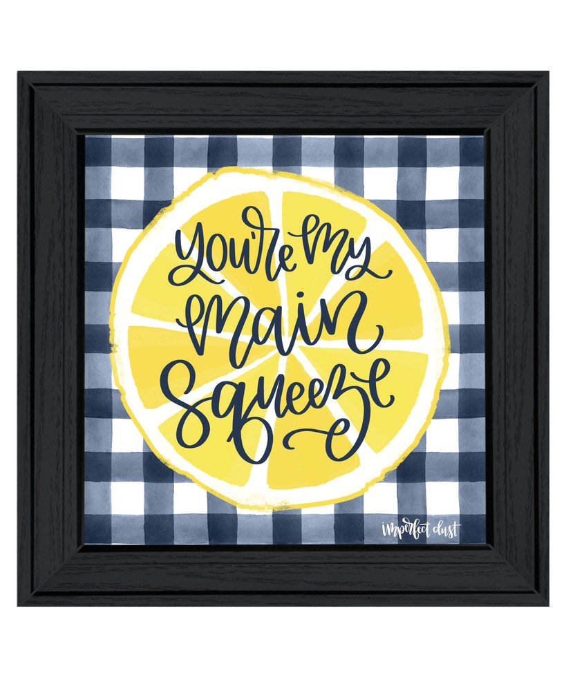 Main Squeeze Black Framed Print Wall Art HomeRoots