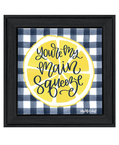 Main Squeeze Black Framed Print Wall Art HomeRoots