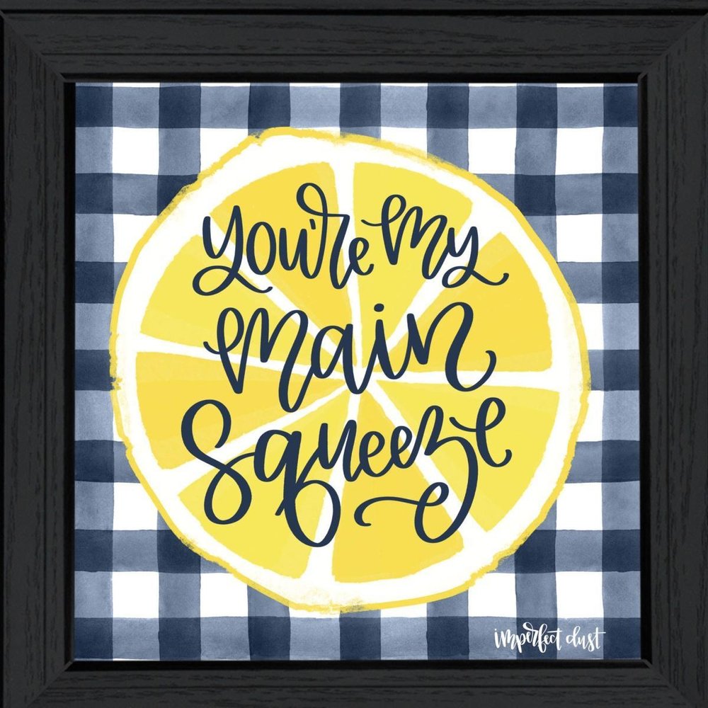 Main Squeeze Black Framed Print Wall Art — view 3