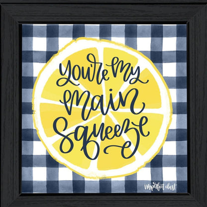 Main Squeeze Black Framed Print Wall Art HomeRoots