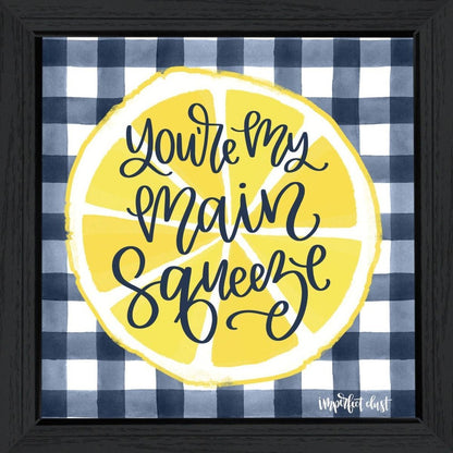 Main Squeeze Black Framed Print Wall Art HomeRoots