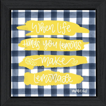 Make Lemonade Black Framed Print Wall Art HomeRoots