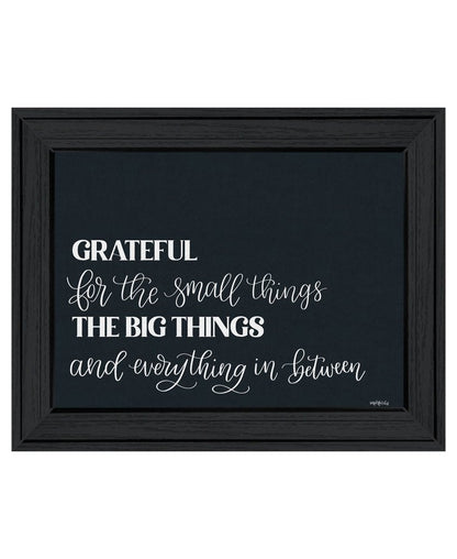 Grateful For Everything Black Framed Print Wall Art HomeRoots