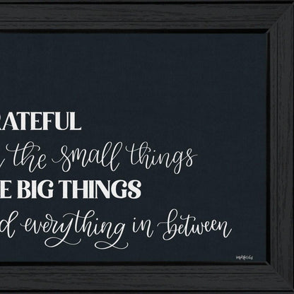 Grateful For Everything Black Framed Print Wall Art HomeRoots