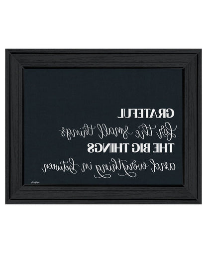 Grateful For Everything Black Framed Print Wall Art HomeRoots