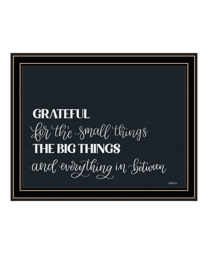 Grateful For Everything Black Framed Print Wall Art HomeRoots