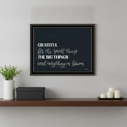 Grateful For Everything Black Framed Print Wall Art HomeRoots