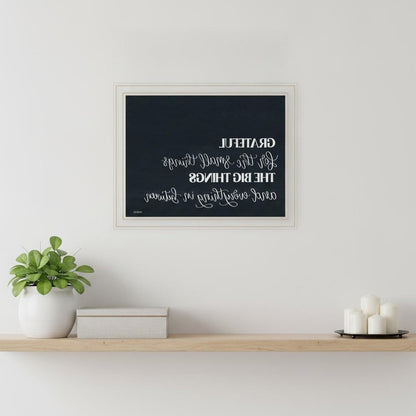 Grateful For Everything Black Framed Print Wall Art HomeRoots