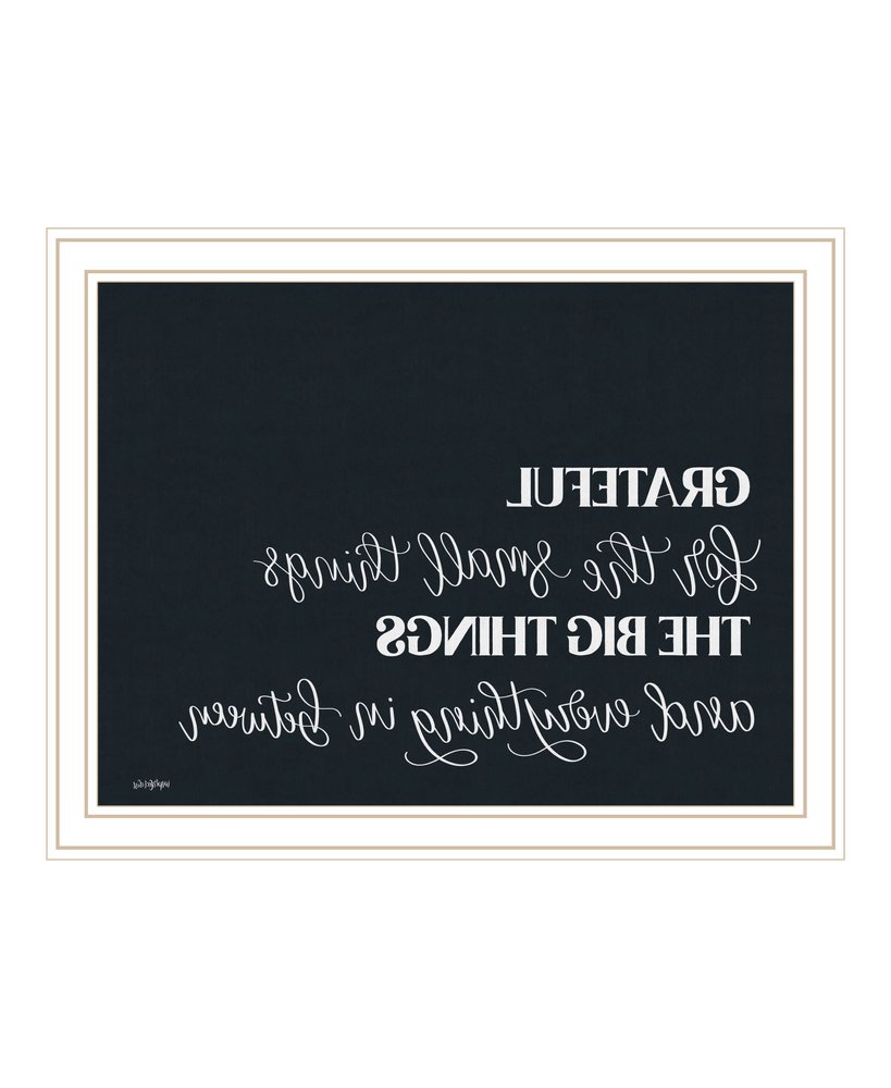 Grateful For Everything Black Framed Print Wall Art — view 5