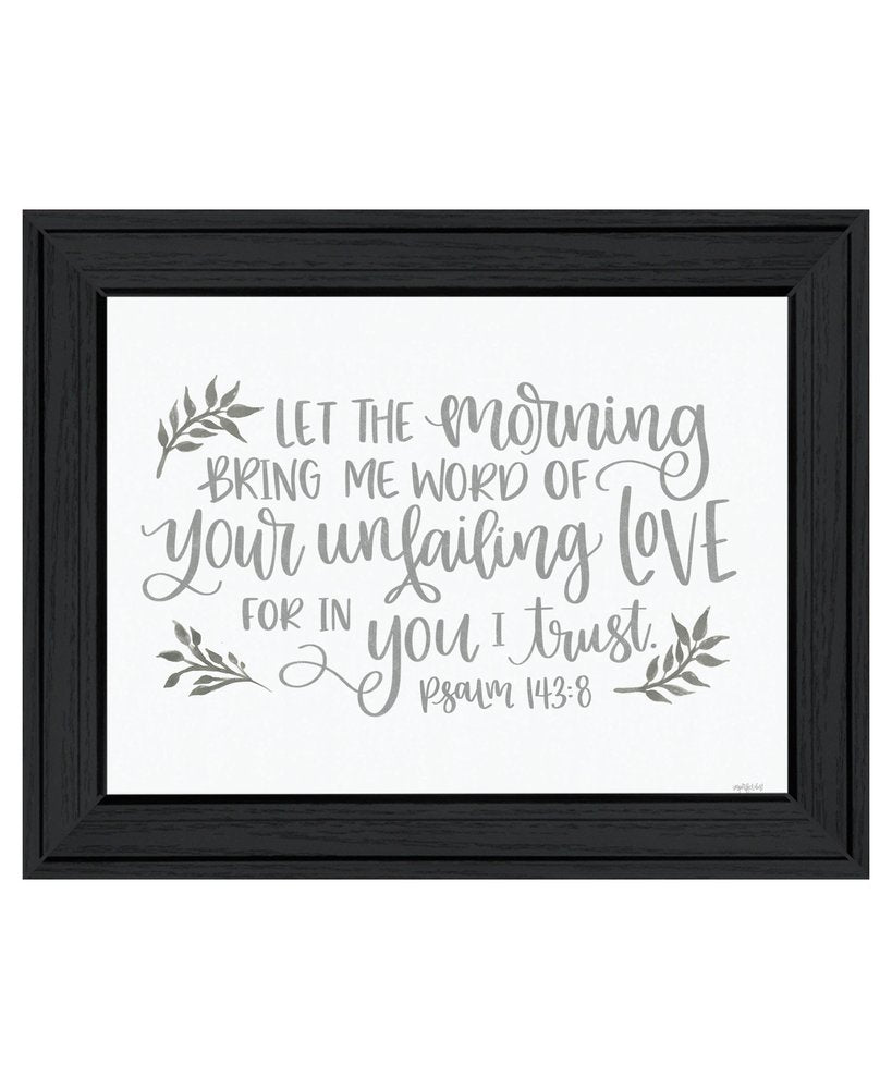 Your Unfailing Love Black Framed Print Wall Art HomeRoots