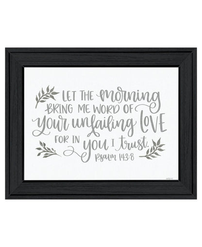 Your Unfailing Love Black Framed Print Wall Art HomeRoots