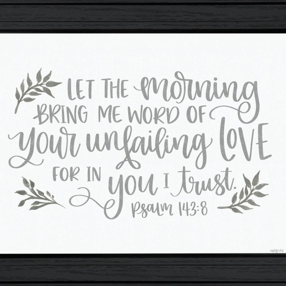 Your Unfailing Love Black Framed Print Wall Art — view 8
