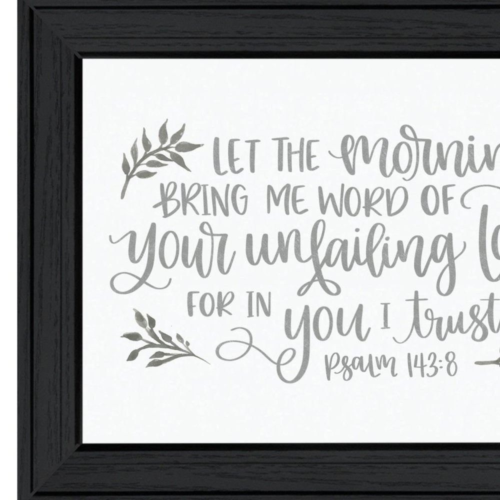 Your Unfailing Love Black Framed Print Wall Art HomeRoots