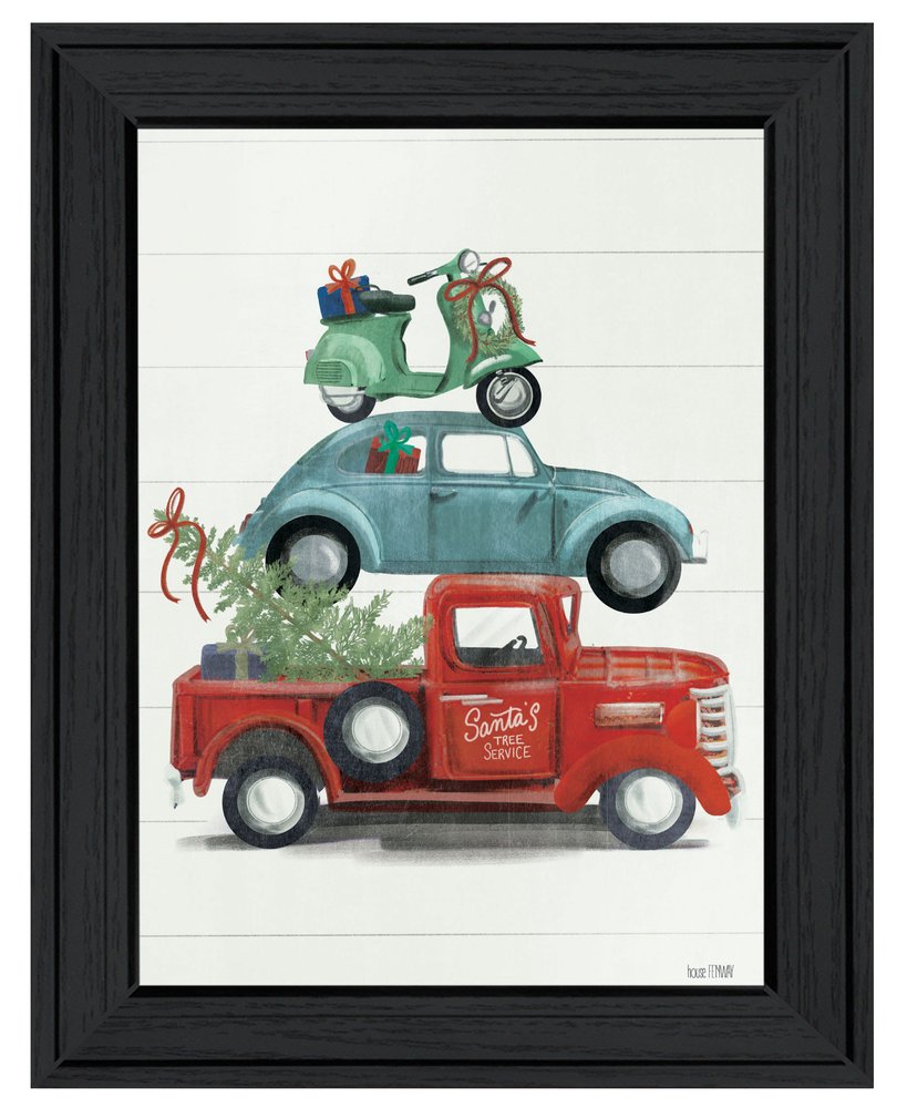 Holiday Travels Black Framed Print Wall Art HomeRoots