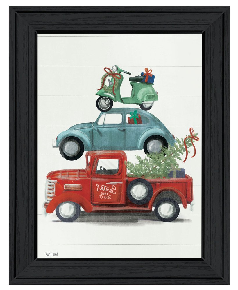 Holiday Travels Black Framed Print Wall Art HomeRoots
