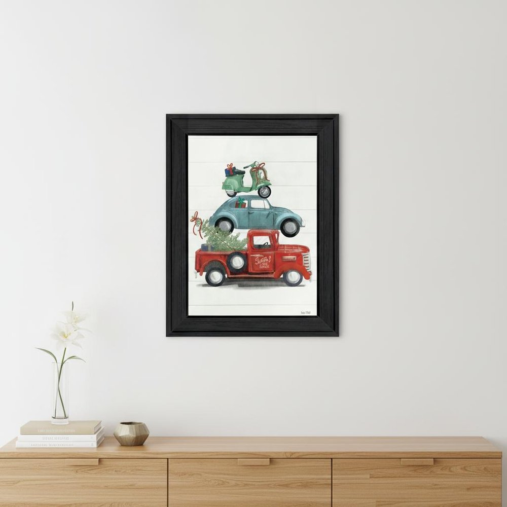 Holiday Travels Black Framed Print Wall Art HomeRoots