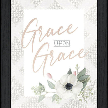 Grace Upon Grace Black Framed Print Wall Art HomeRoots