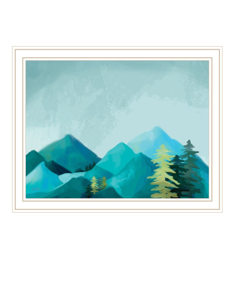 Adventure Awaits White Framed Print Wall Art — view 1
