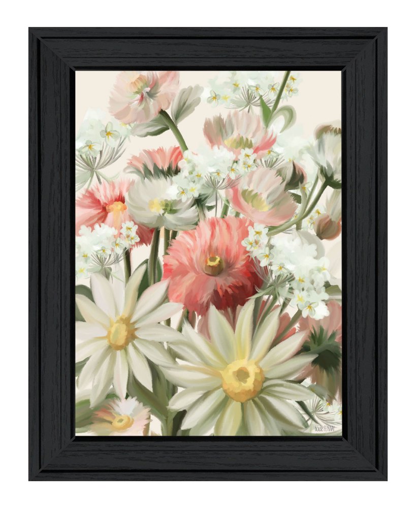 Summer Wildflowers For You Black Framed Print Wall Art HomeRoots