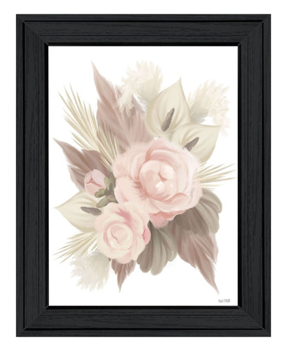 BOHEMIAN BOUQUET Black Framed Print Wall Art HomeRoots