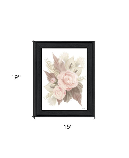 BOHEMIAN BOUQUET Black Framed Print Wall Art HomeRoots