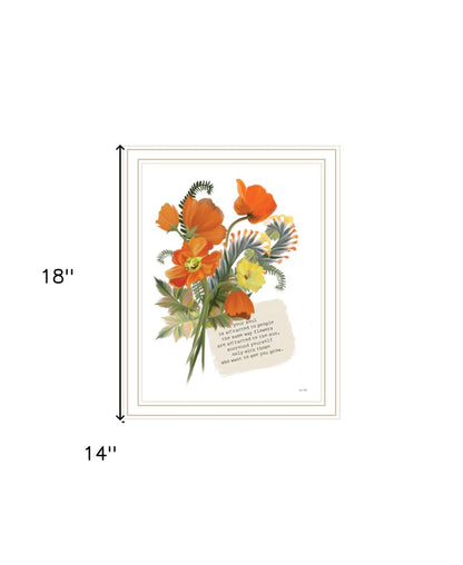 See You Grow White Framed Print Wall Art HomeRoots