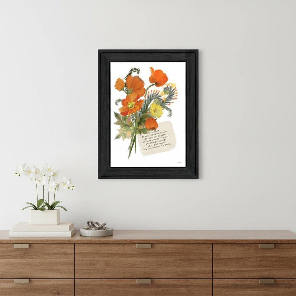 See You Grow White Framed Print Wall Art — view 1