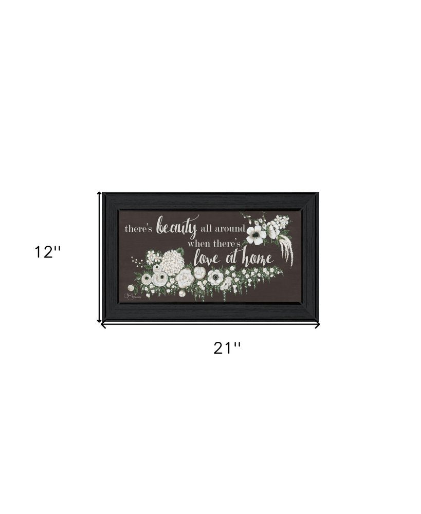 Love At Home Black Framed Print Wall Art — view 2