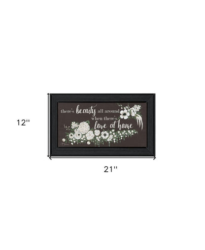 Love At Home Black Framed Print Wall Art HomeRoots