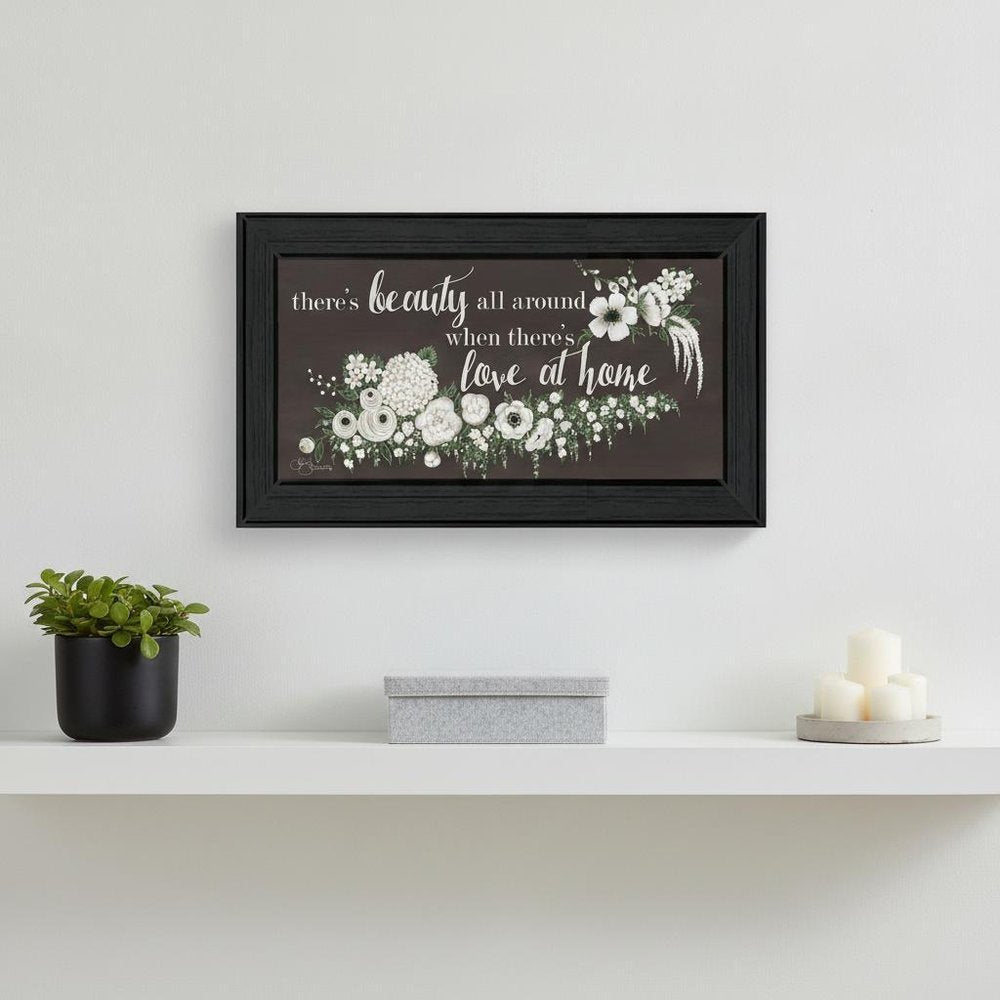 Love At Home Black Framed Print Wall Art — view 3