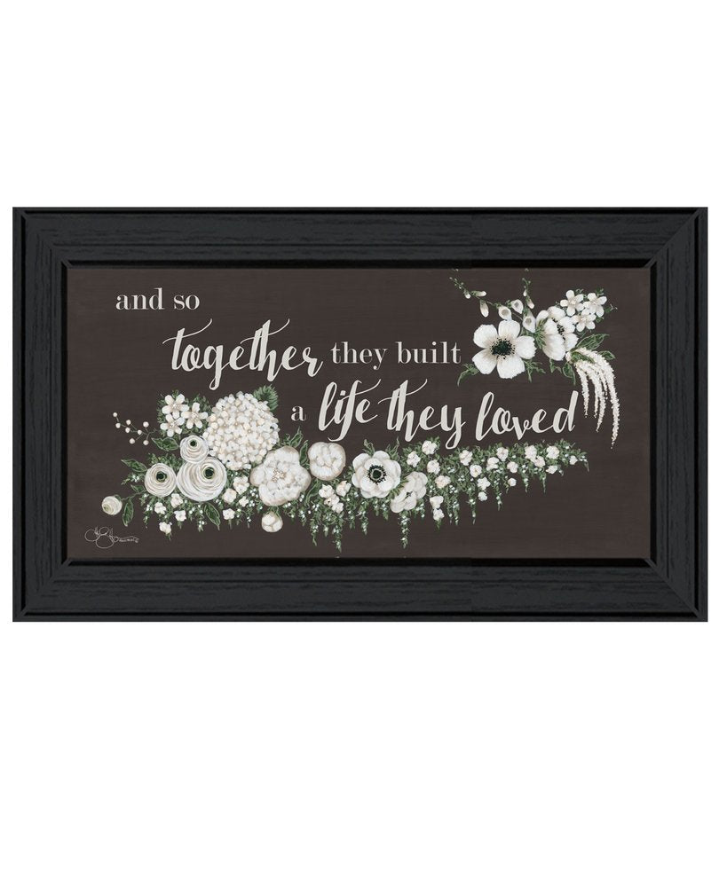 Together They Built Black Framed Print Wall Art HomeRoots