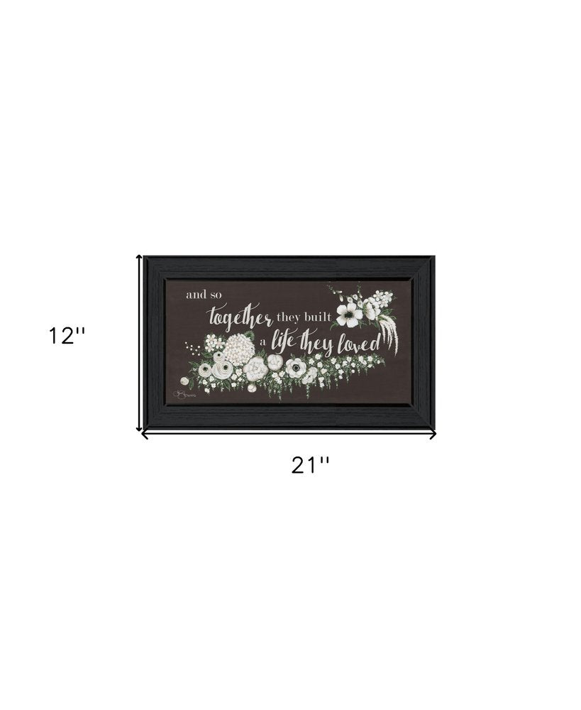 Together They Built Black Framed Print Wall Art — view 2
