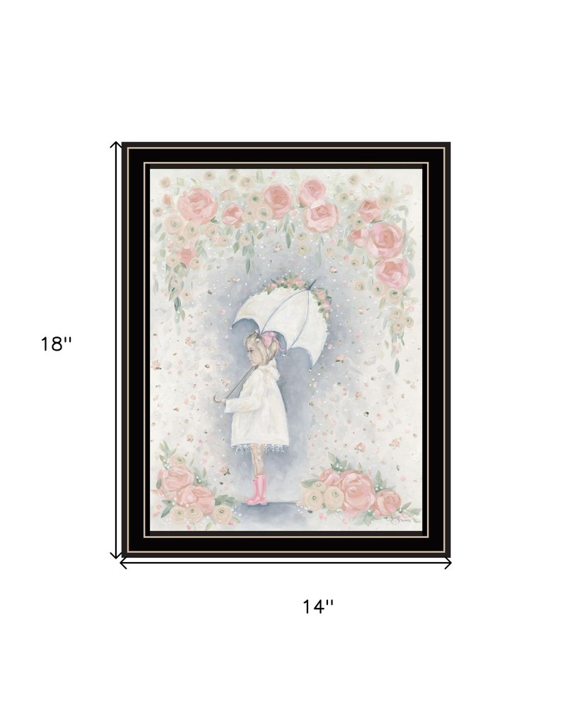 Georgia In The Rain Black Framed Print Wall Art HomeRoots