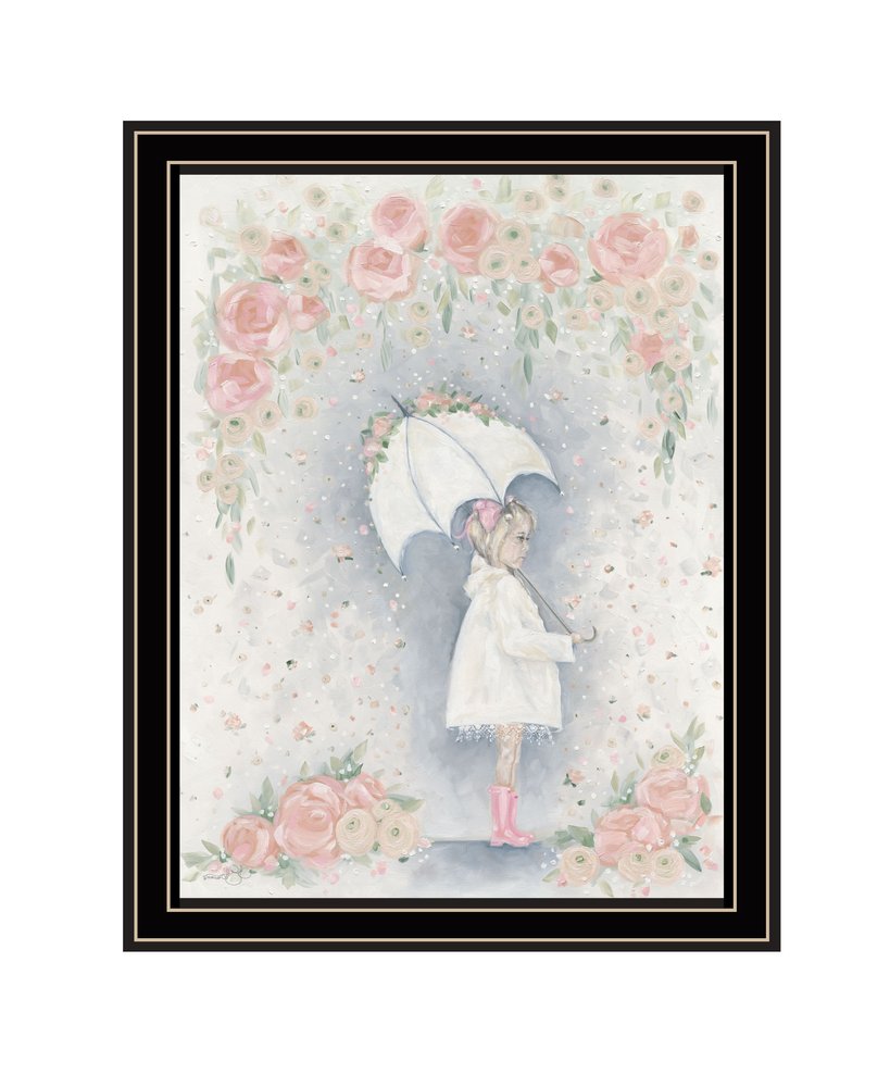 Georgia In The Rain Black Framed Print Wall Art HomeRoots