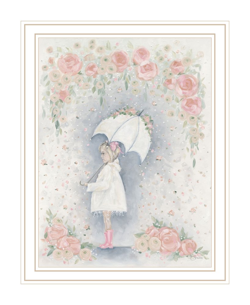 Georgia In The Rain White Framed Print Wall Art HomeRoots