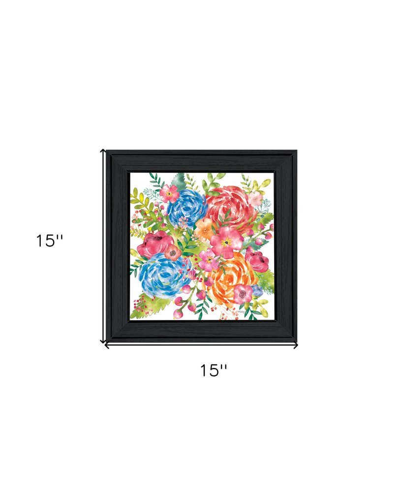 Spring Floral Black Framed Print Wall Art HomeRoots