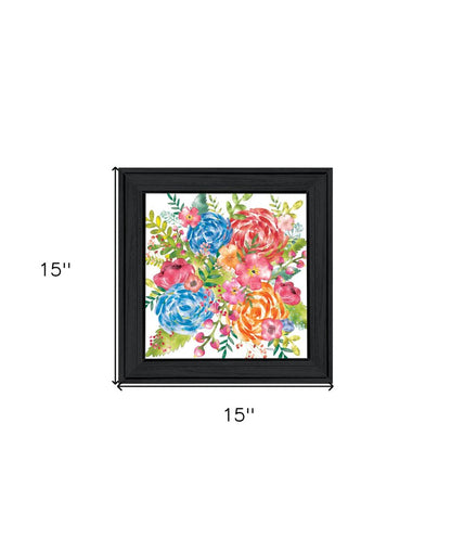 Spring Floral Black Framed Print Wall Art HomeRoots