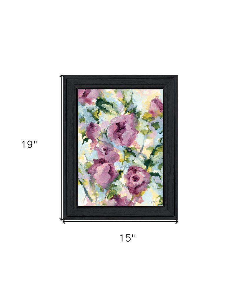 Abstract Floral Black Framed Print Wall Art HomeRoots