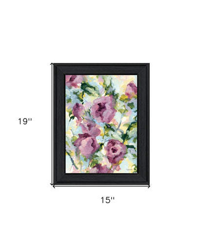 Abstract Floral Black Framed Print Wall Art HomeRoots
