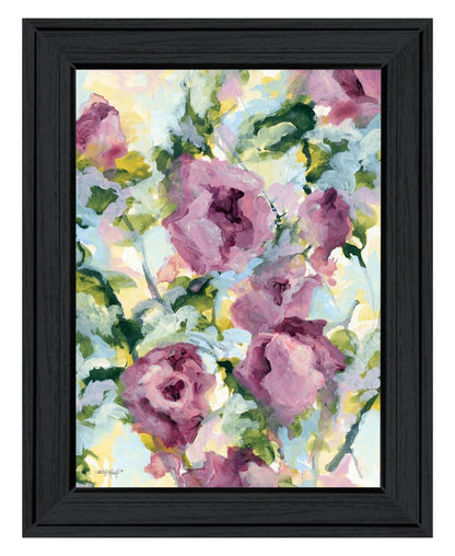 Abstract Floral Black Framed Print Wall Art HomeRoots
